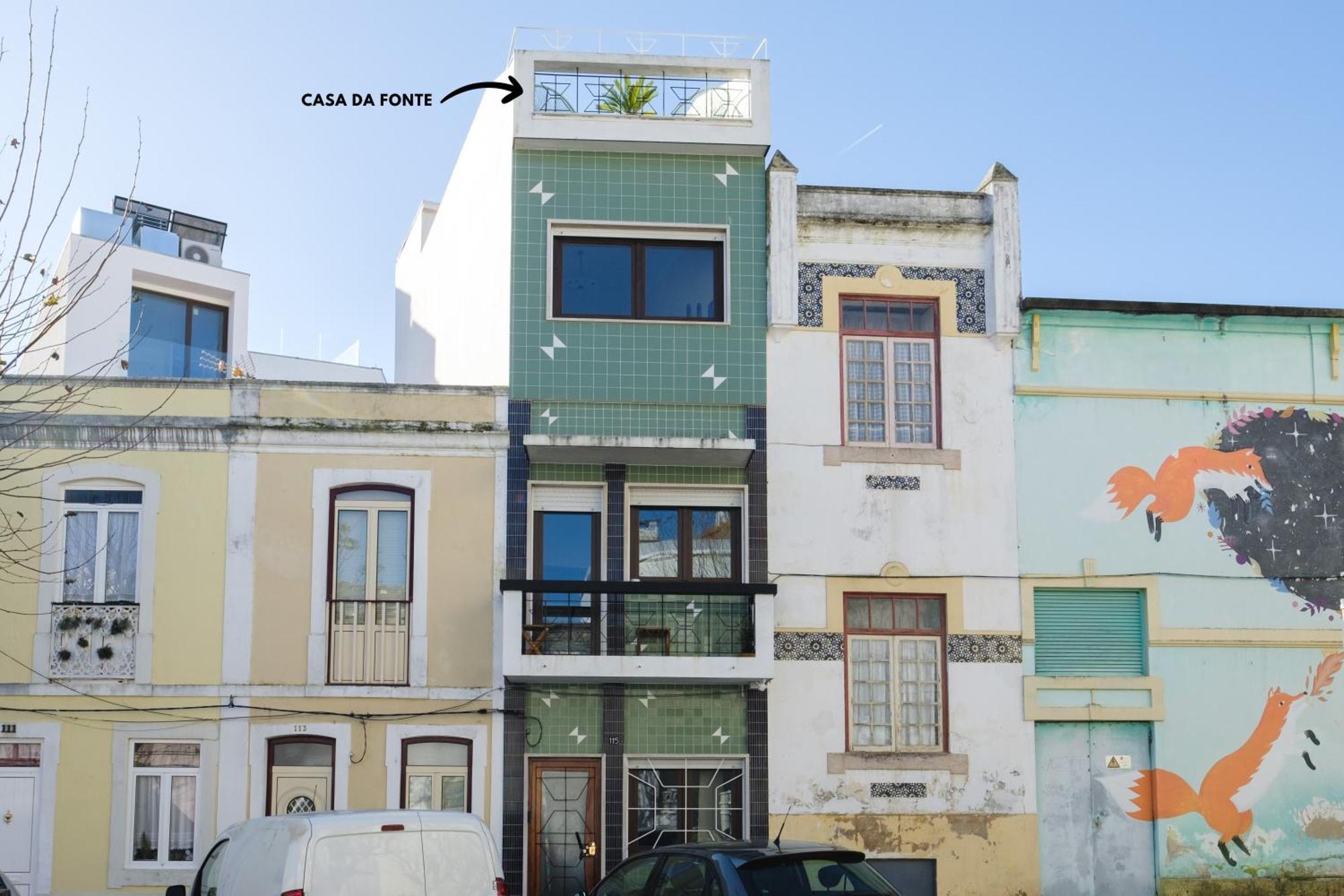 Casa Da Fonte - Vintage House And Rooftop Figueira da Foz Eksteriør bilde